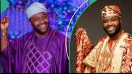 Femi Adebayo: 2 endowed ladies do all things possible to hold actor's attention at event, "Problem"