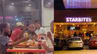 Boys who beg people for money on the street captured in video eating big meat, drinking in restaurant