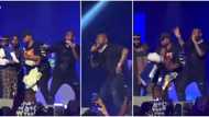 Rick Ross in Lagos: Moment Davido’s bodyguard pushed excited fan off the stage during singer’s performance