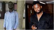 Comedian Sabinus shares hilarious throwback photo and thanked God for transformation, fans drop funny comments