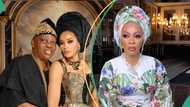 Shade Okoya leaves many talking after being spotted with young man at event: "The man no small"