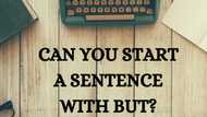 Can you start a sentence with but: A useful grammatical explanation