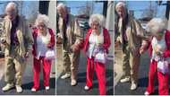 "They are doing well": Lovely old couple enjoy date in restaurant, video of the outing goes viral on TikTok