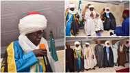 Great warrior: Photos emerge as Tinubu is turbaned ‘Dakaren’ Birnin Gwari in Kaduna state