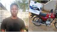 Reactions as Nigerian man 'disappears' with customer's food and employer's motorcycle on first day of work