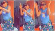 Woman shows great dance skills as she switches from Davido's song to the focus dance in style, video wows many