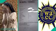 WAEC releases 2025 result of girl from poor background who earns N7500 monthly salary, photo trends