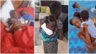 Mercy Johnson gets emotional as she shares video of 9-year-old Purity backing 4th child, taking care of others