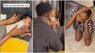 "Na you go carry am": Nigerian mum in tears as husband wakes baby she managed to lay to sleep