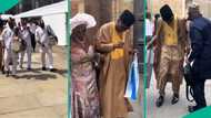Nigerian man who graduated from Cambridge gets traditional band to mark the occasion, dances