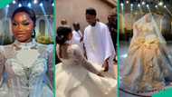 Bride's brother screams, reacts with joy after seeing her in wedding dress: "See my sister o"