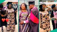 Nigerian man graduates from UK university, cries with his excited mother in touching video