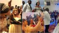 BBNaija Tacha, friends make cash rain at Ubi Franklin's baby mama's outdoor wedding as videos emerge