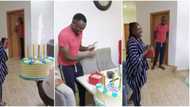 "D storm is over": Biola Bayo celebrates her hubby @45 in style months after welcoming 1st child, clip trends