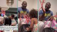 "Such a great dad": Man stays still as little daughter fixes artificial nails on his fingers, paints them