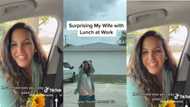 Wife dances joyously as hubby surprises her at work, makes her laugh, video goes viral on TikTok