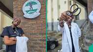 Nigerian lady bags BDS degree after satisfying her examiners, posts celebratory photos online