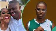 "We pin, we full ground": Vector shares adorable photo as he marks marks first wedding anniversary
