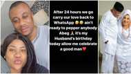 Actress Nkechi Blessing tensions fans, shares wedding-like photos to celebrate as hubby turns a year older