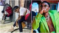 "Na him resemble Wizkid pass": Nigerians gush over singer's 1st son Tife who walks and acts like him