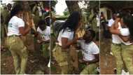 Throwback to when corps member feigned stomach ache and proposed to lover, video still warming hearts online