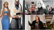 Banky W, Adesua, Bovi, Waje, others attend IK Osakioduwa's 40th birthday party in Game of Thrones costumes (photo)