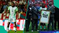 CAF sends message to Alex Iwobi after hitting 100 Super Eagles caps