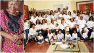 Beautiful photo of 96-yr-old Nigerian mum with 8 children, 36 grandkids & 43 great-grandchildren goes viral