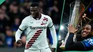 Victor Boniface finally reacts to heartbreaking Europa trophy defeat to Atlanta’s Ademola Lookman