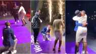 Video of man proposing to his girlfriend at Teni's billionaire concert in London