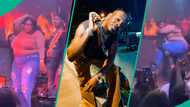 Video of Young Jonn trying to carry a plus-size fan while performing has gone viral: "Big big tins"