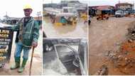 Alphonsius Ikem: Nigerian man who has been singlehandedly fixing a bad road in Rivers for 7 years