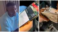 "Correct scores": Nigerian man overjoyed as he plays sports betting and wins N4.7m at once, video emerges