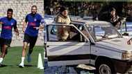 Huge surprise as top La Liga star spotted driving borrowed 1980 Fiat Panda car to training (see why)