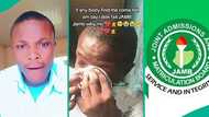 UTME 2025 score of Nigerian boy who waited for 1 year to write exam trends online, people react