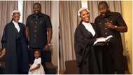 "I have cases for you already": Ghanaian actor John Dumelo proudly celebrates wife's call to Bar