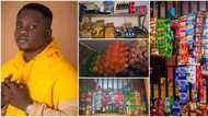 Nigerian student converts his hostel room into mini-mart where he sells household items, now has an employee