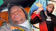 Cubana Chiefpriest protests after being blocked from entering Davido's VIP room, video trends
