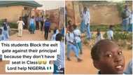 Video emerges as secondary school students barricade gate against principal, protest lack of amenities