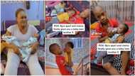 Boy finally gets siblings after 8 years, becomes happy, feeds his new younger ones in video