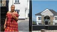 Na ur own? Reactions as Blessing Okoro posts video of mansion years after doing 'borrow pose' with man's house