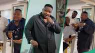 "A day of Joy": Cubana Chiefpriest hangs out with JJ Okocha, Yobo after court case, clip trends