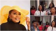 Waymaker singer Sinach clocks 50, dazzles in cute photo, friends fly to Dominica as they surprise her in video