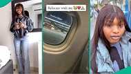 Nigerian lady finally fulfils dream of relocating to Germany, video captures her exciting trip