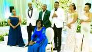 Groom shows special attention to maid who raised him, asks guests at his wedding to bless her with gifts