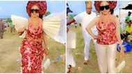 Nigerian fashionista shows off impressive dress transformation in trending video