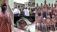 Nigerian lecturer holds naming ceremony for 19th child, marries 4th wife on same day, photos go viral