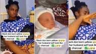 "Her father is black like charcoal": Dark-skinned couple welcomes fair baby, video causes buzz online