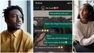 "No wonder you're single": Nigerian man shares his chat with his crush after he entered her DM, cries out