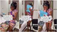 "I miss her": Nigerian lady in tight gown dances after grandma gives her landed property in video